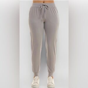 Zac & Rachel Women's Pull on Jogger‎ Pant w/ Tie Front and Side Pockets Sz Small